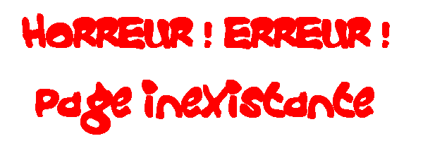 Erreur 404